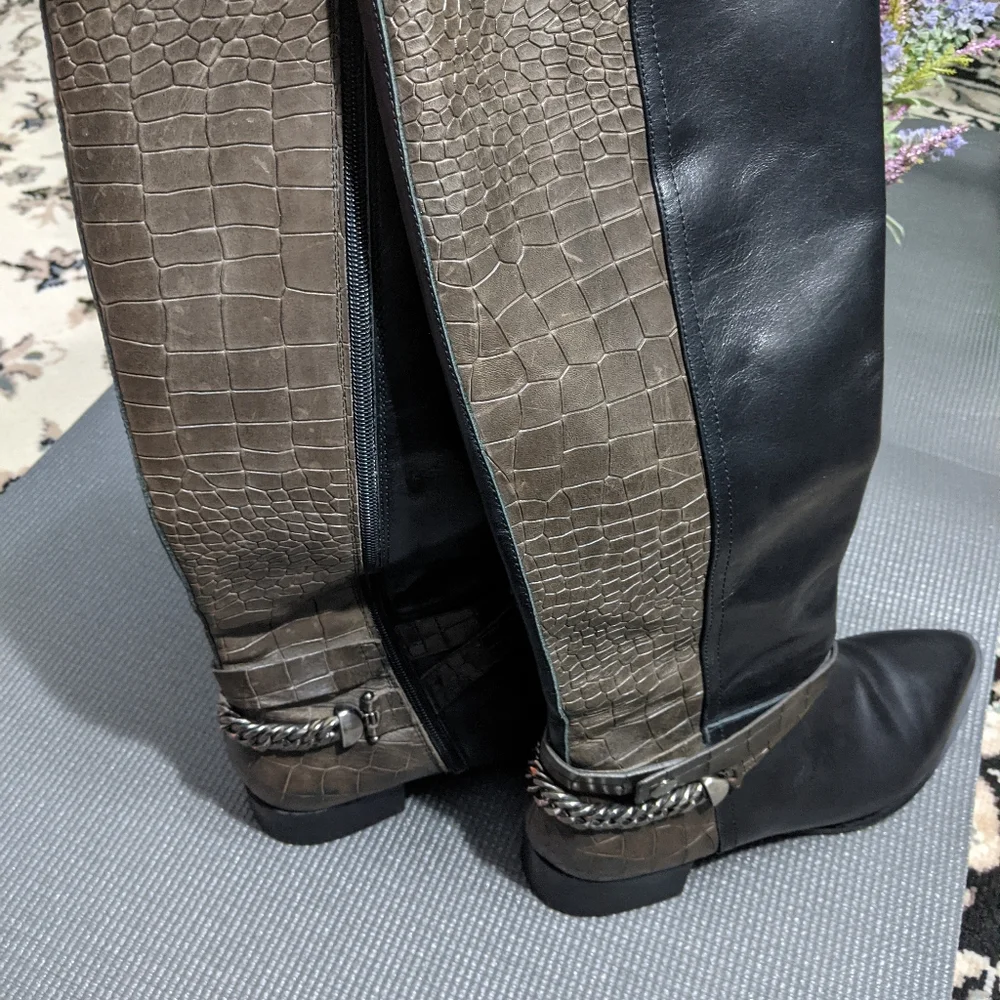 NAPOLEONI Knee High Leather 🥾 Boots🥾 - Picture 2 of 16